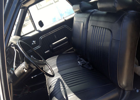 El Camino upholstery — Kachina Boat Builders