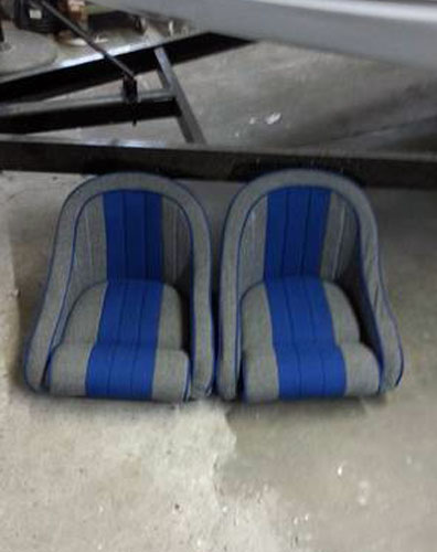 Boat upholstery custom work