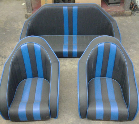 Boat upholstery interior
